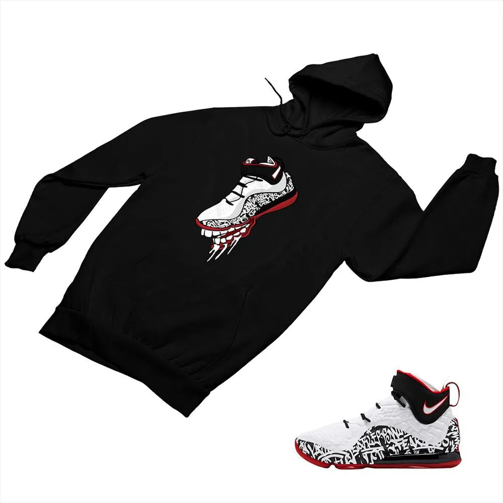 LeBron 17 Graffiti Matching Custom Designed Hoodies NLB17 1-4-6