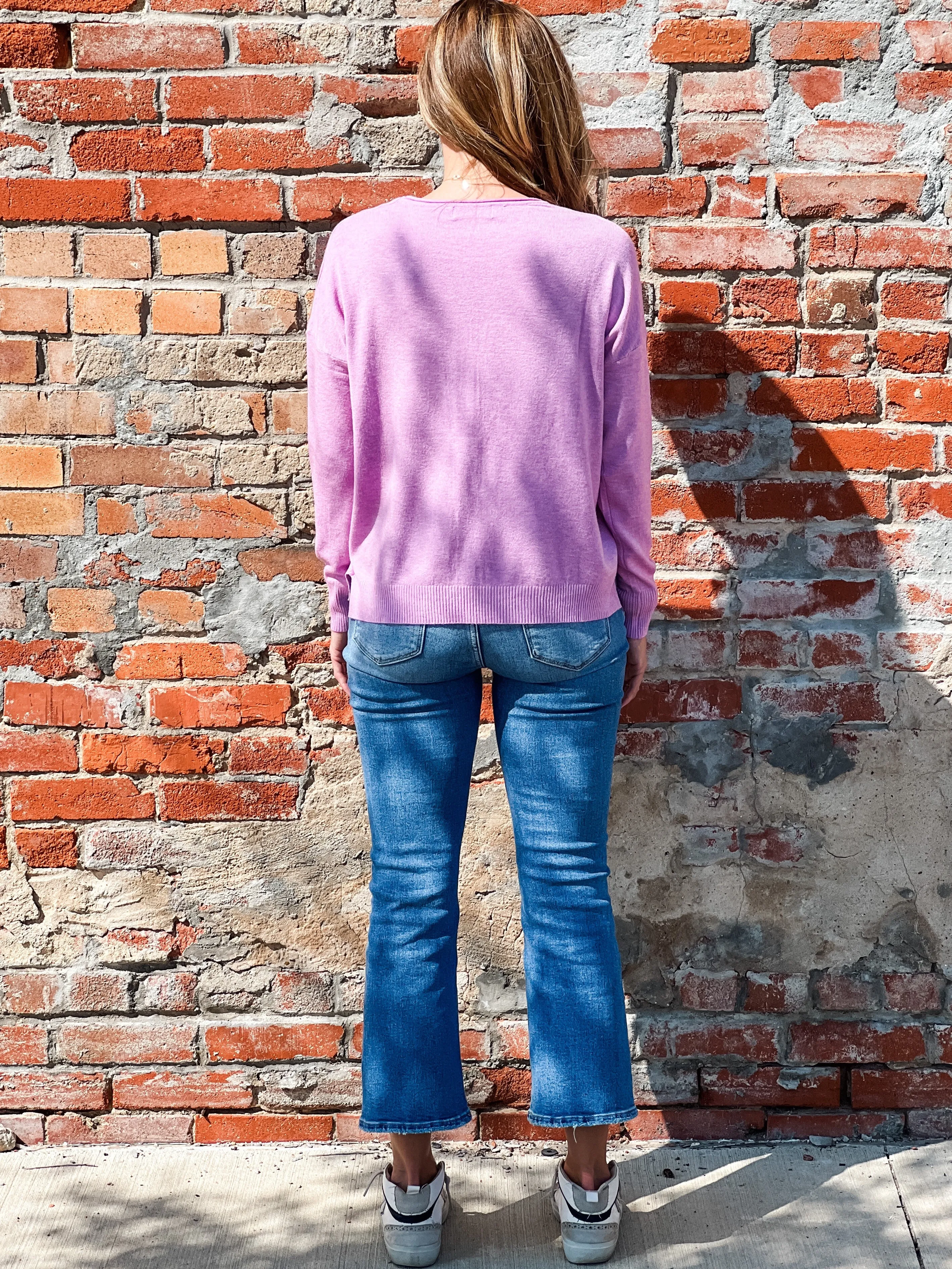 Life in Lilac Sweater