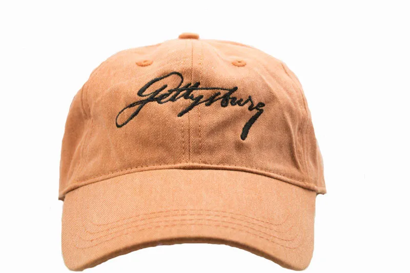 Lincoln's Script Gettysburg Hat with Black Script - Multiple Colors