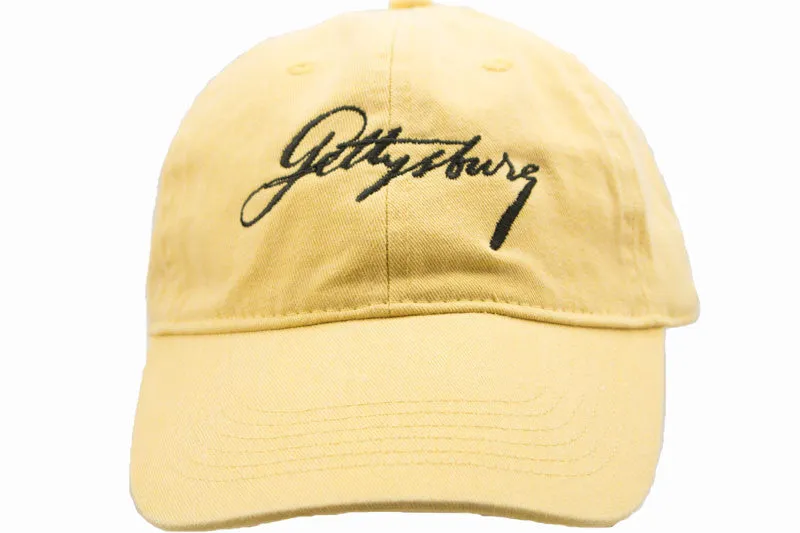 Lincoln's Script Gettysburg Hat with Black Script - Multiple Colors