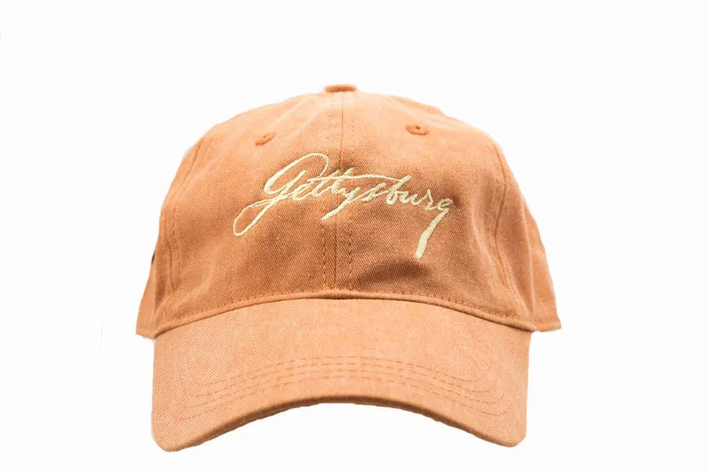 Lincoln's Script Gettysburg Hat with Cream Script - Multiple Colors