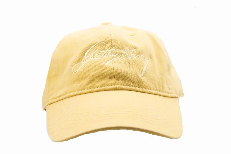 Lincoln's Script Gettysburg Hat with Cream Script - Multiple Colors