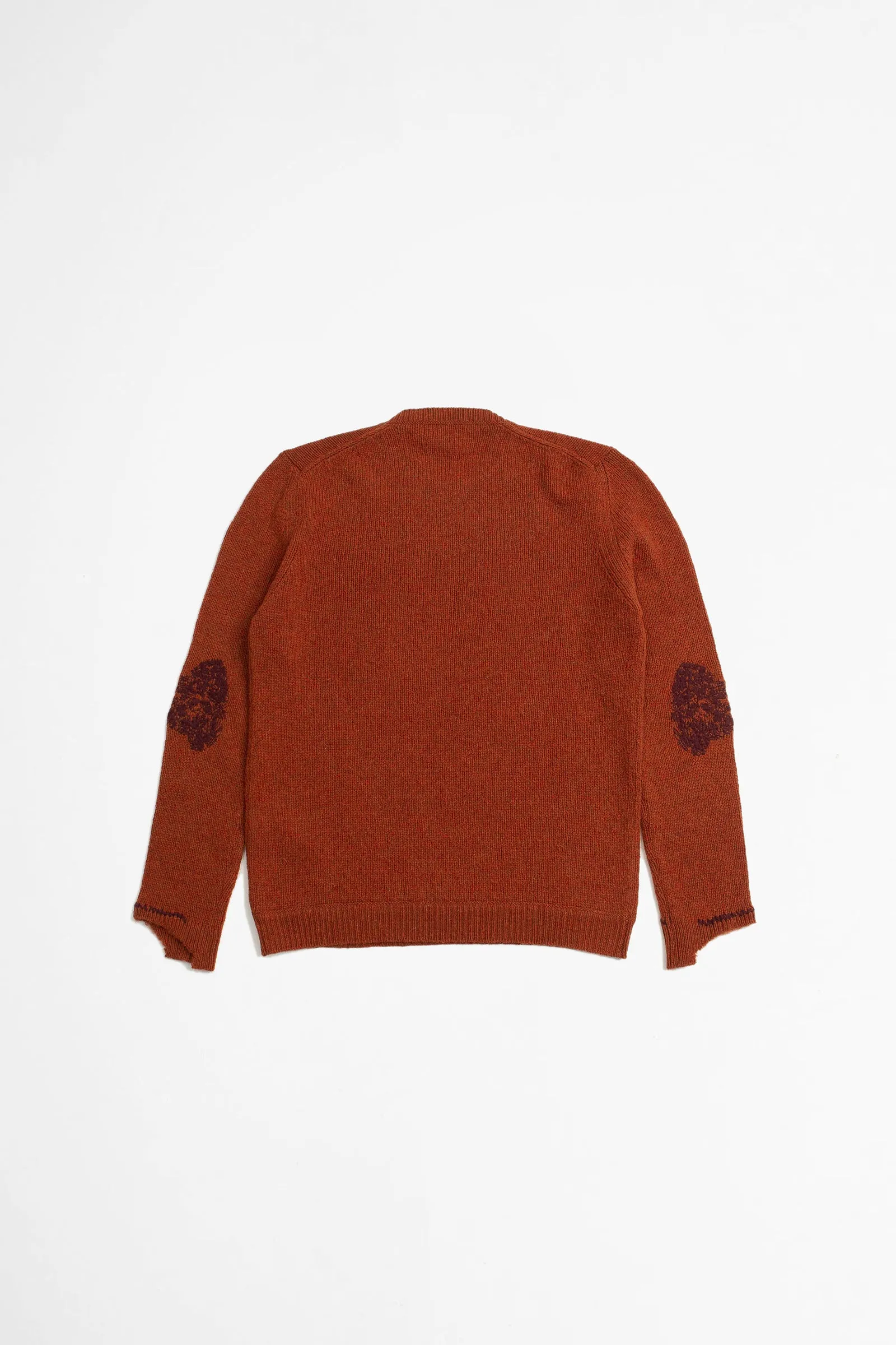 Marni Long-Sleeved Crewneck Sweater Brick