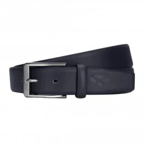 Mens Feather Edged Leather Belt