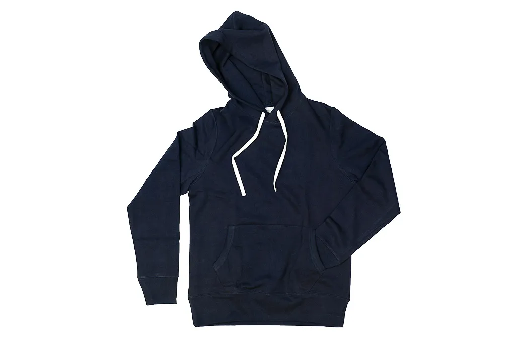 Merz B. Schwanen Heavy Weight Pullover Hoodie - Night Blue - 3S82.68