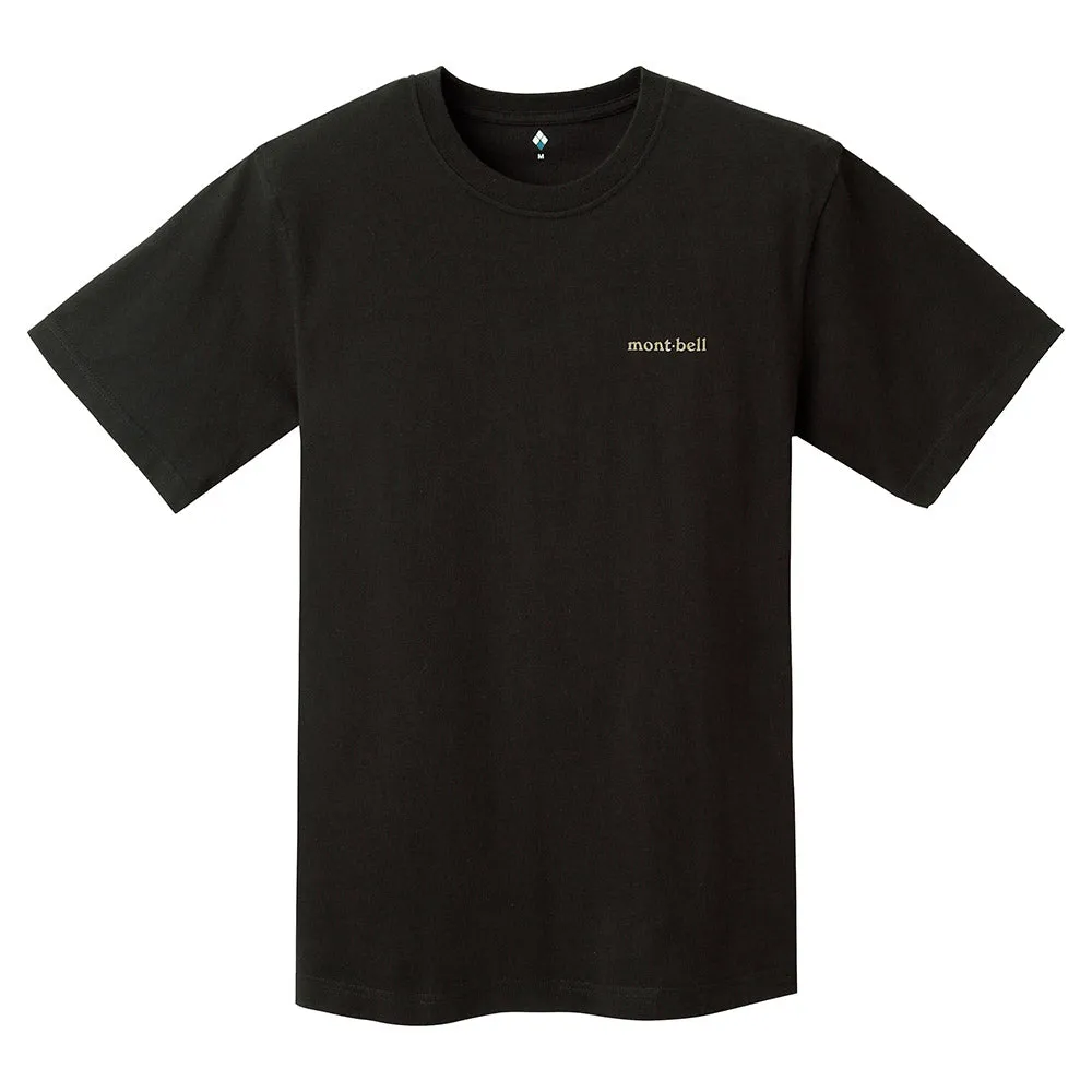 MONTBELL Men's PEAR SKIN COTTON TEE HIGUMA