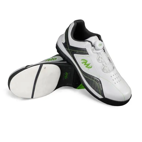 Motiv Mens Propel FT White/Carbon/Lime Right Hand Wide Bowling Shoes