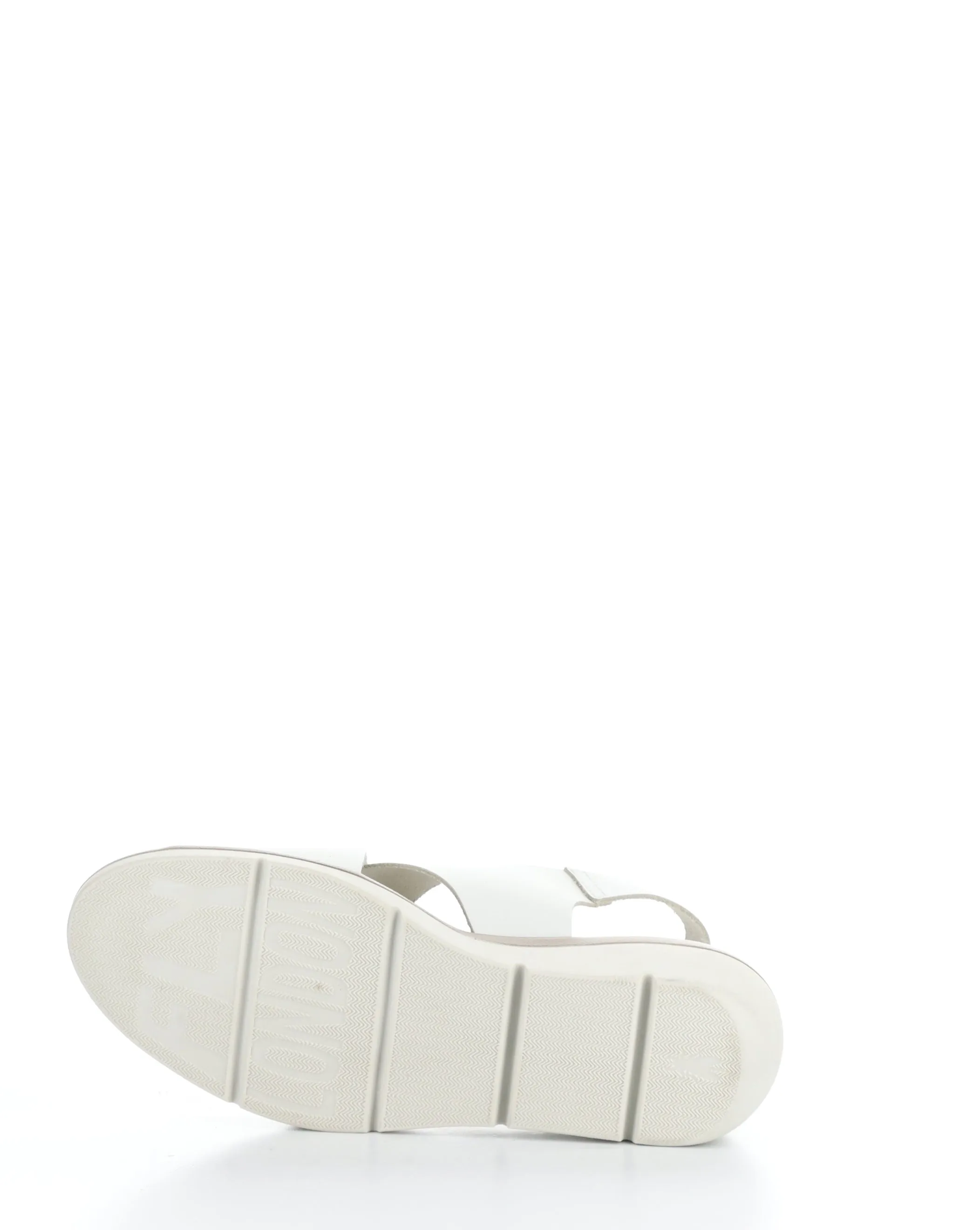 NABI058FLY 001 WHITE Round Toe Sandals