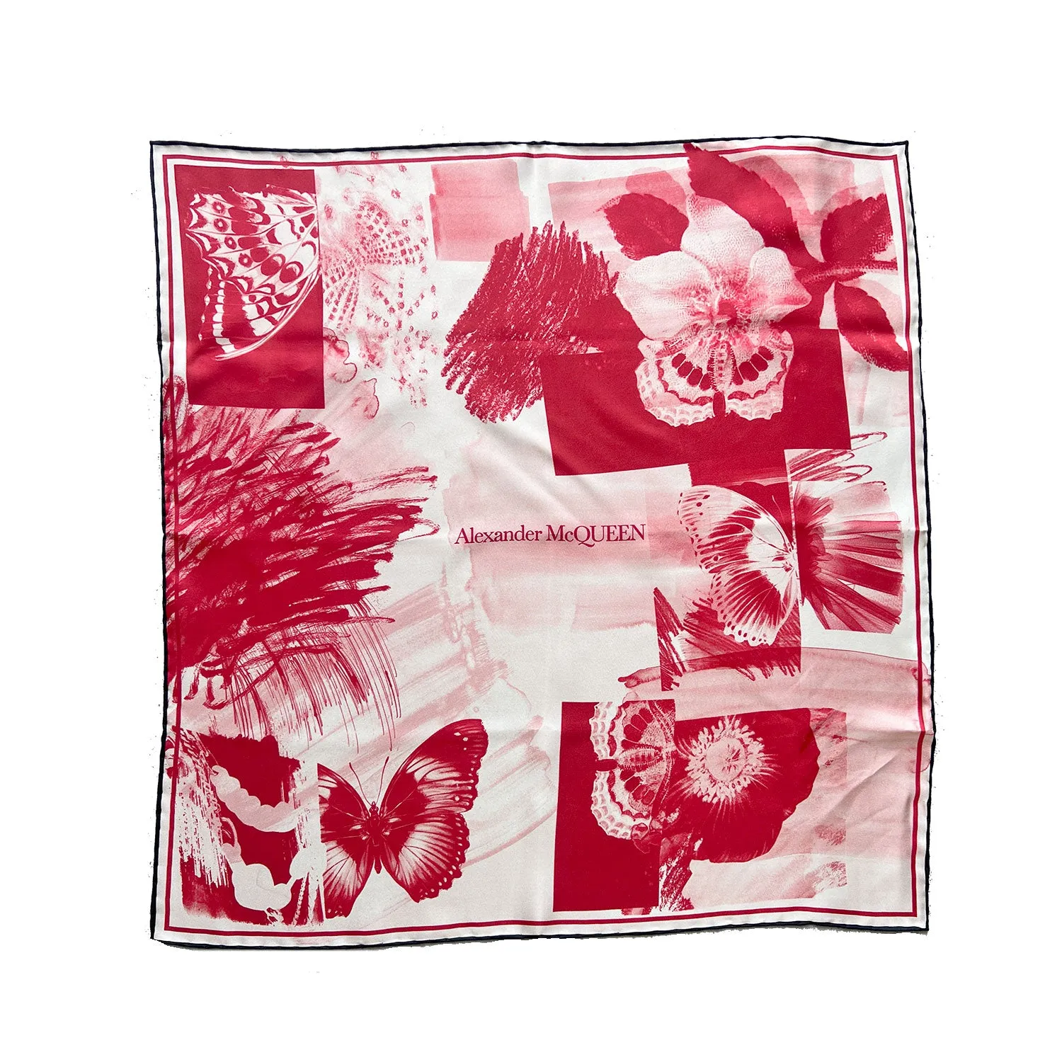 Notes  Silk Bandana, Red