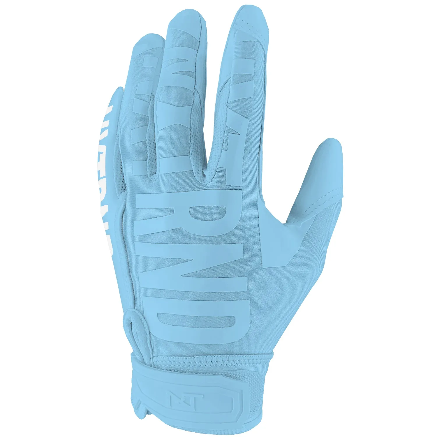 NXTRND G1 Football Gloves Columbia Blue