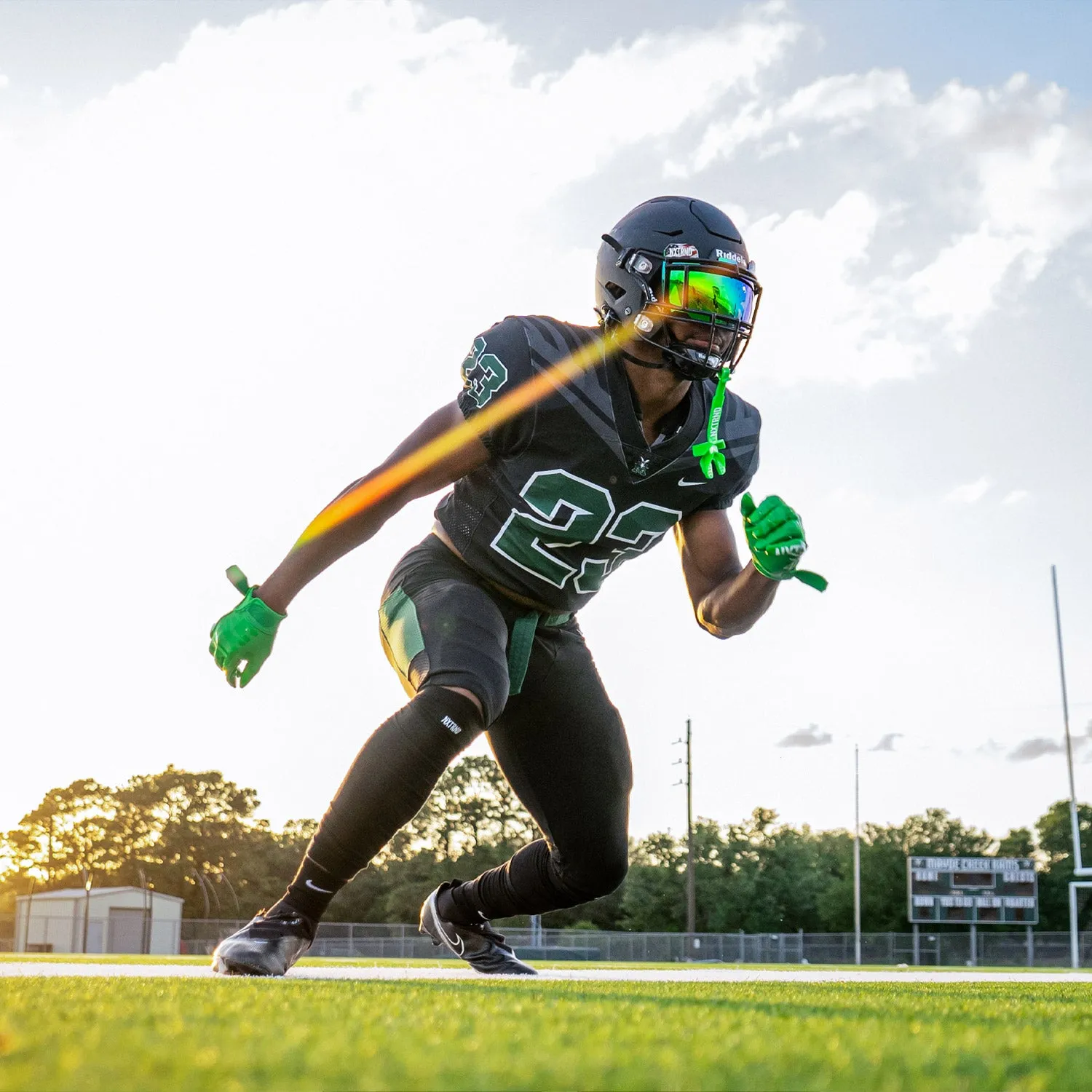 NXTRND G1 Football Gloves Green