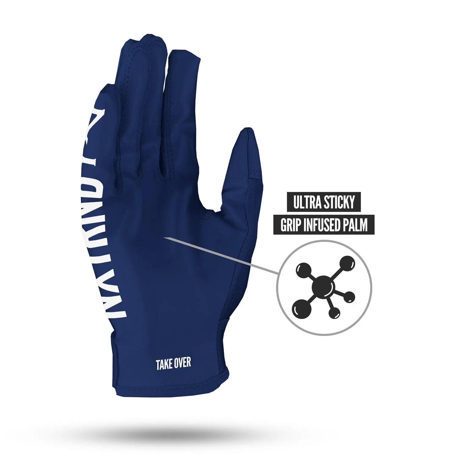 NXTRND G1 Football Gloves Navy Blue