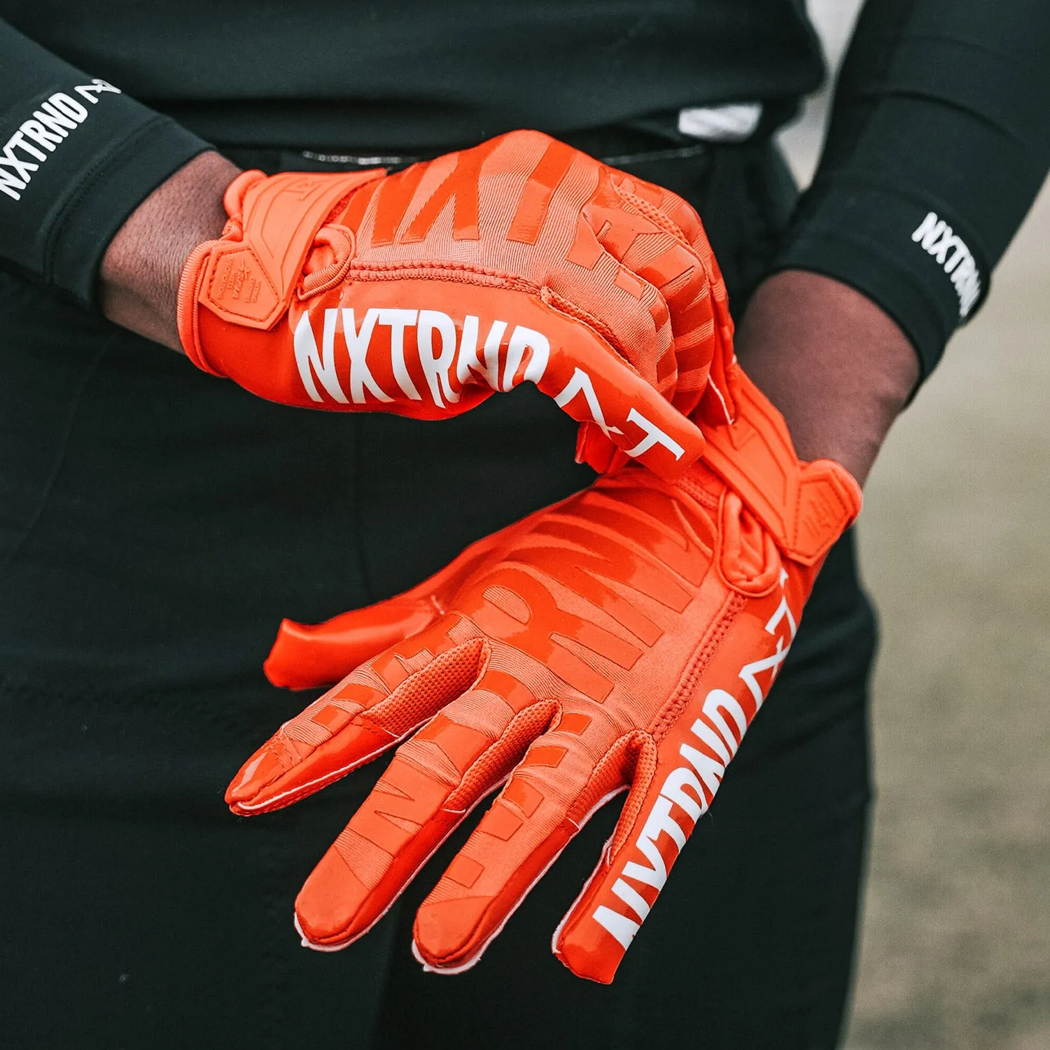 NXTRND G1 Football Gloves Orange