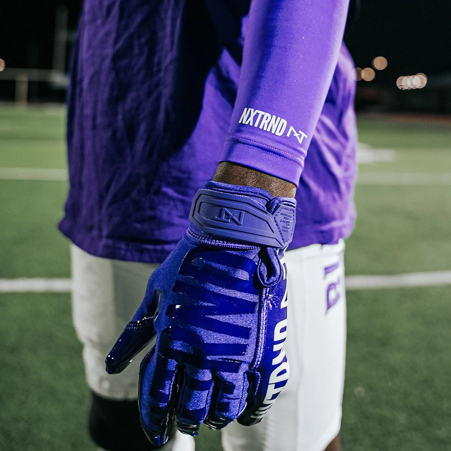 NXTRND G1 Football Gloves Purple