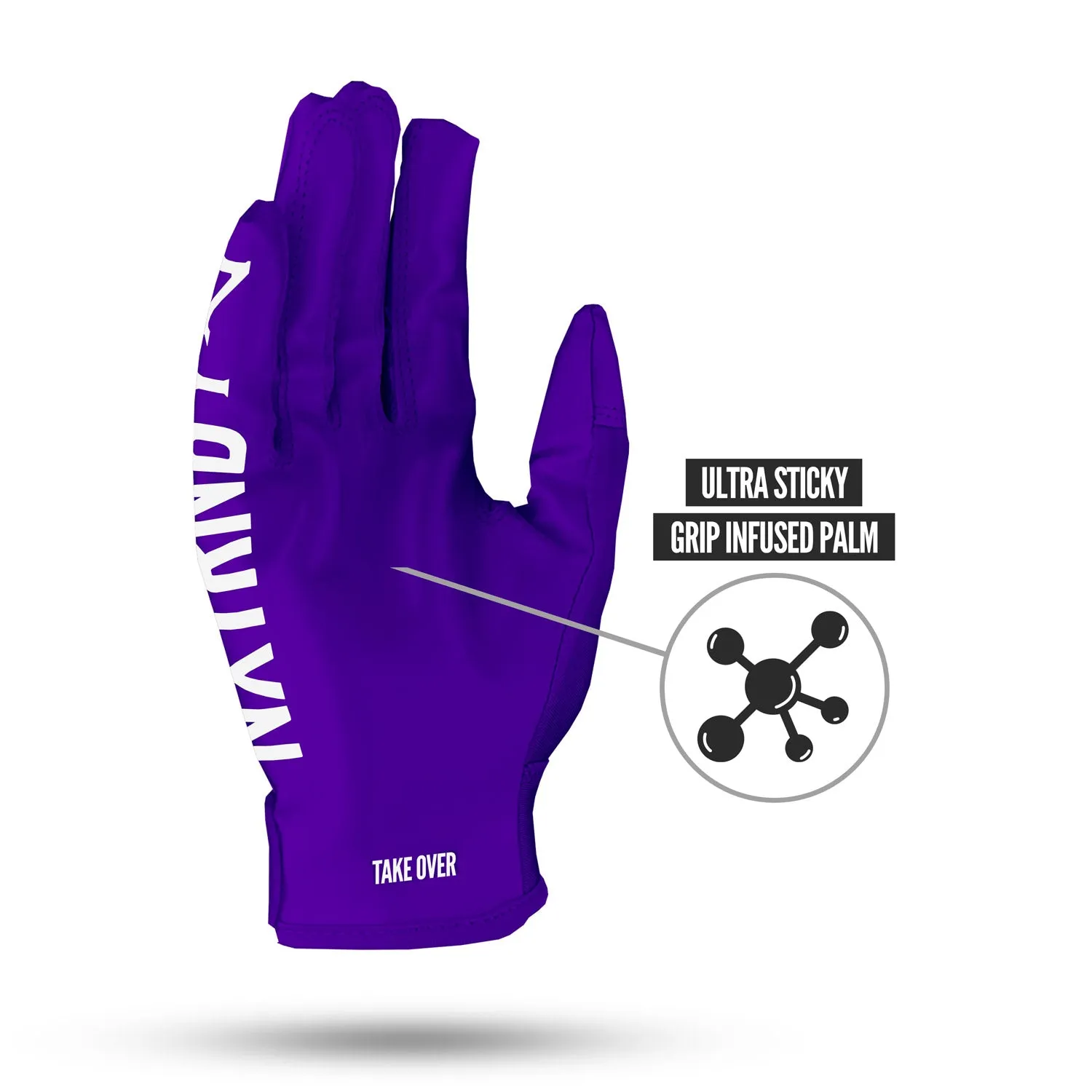 NXTRND G1 Football Gloves Purple