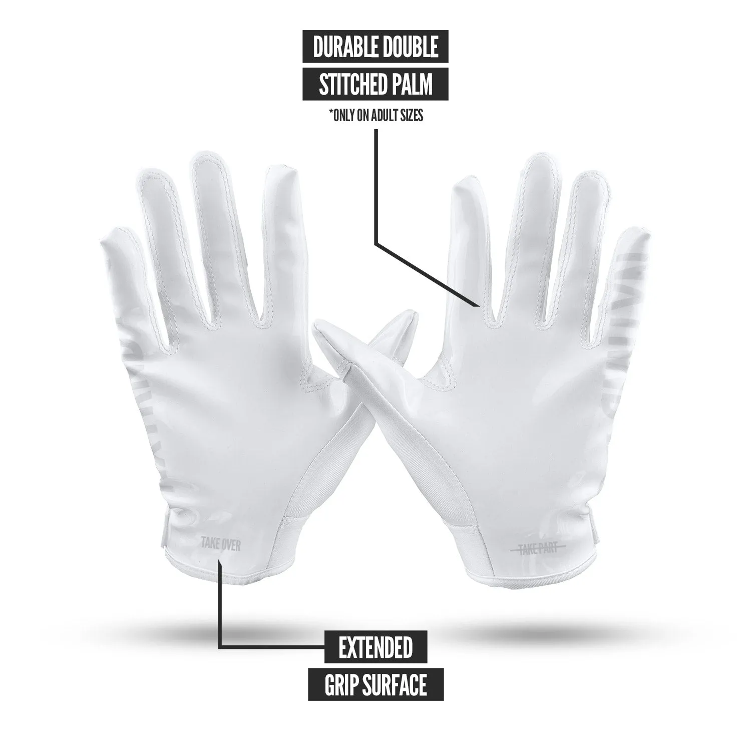 NXTRND G1 Football Gloves White