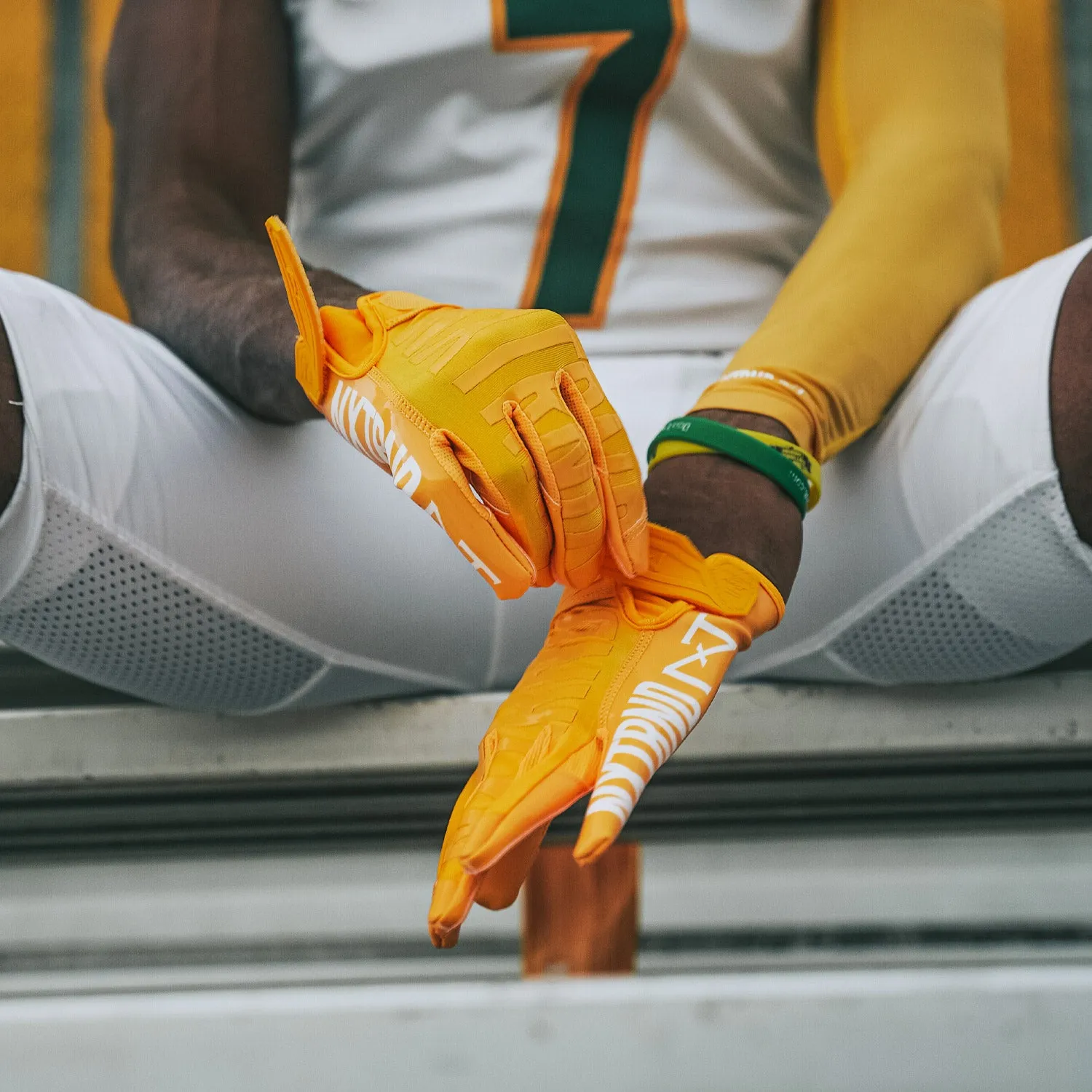 NXTRND G1 Football Gloves Yellow