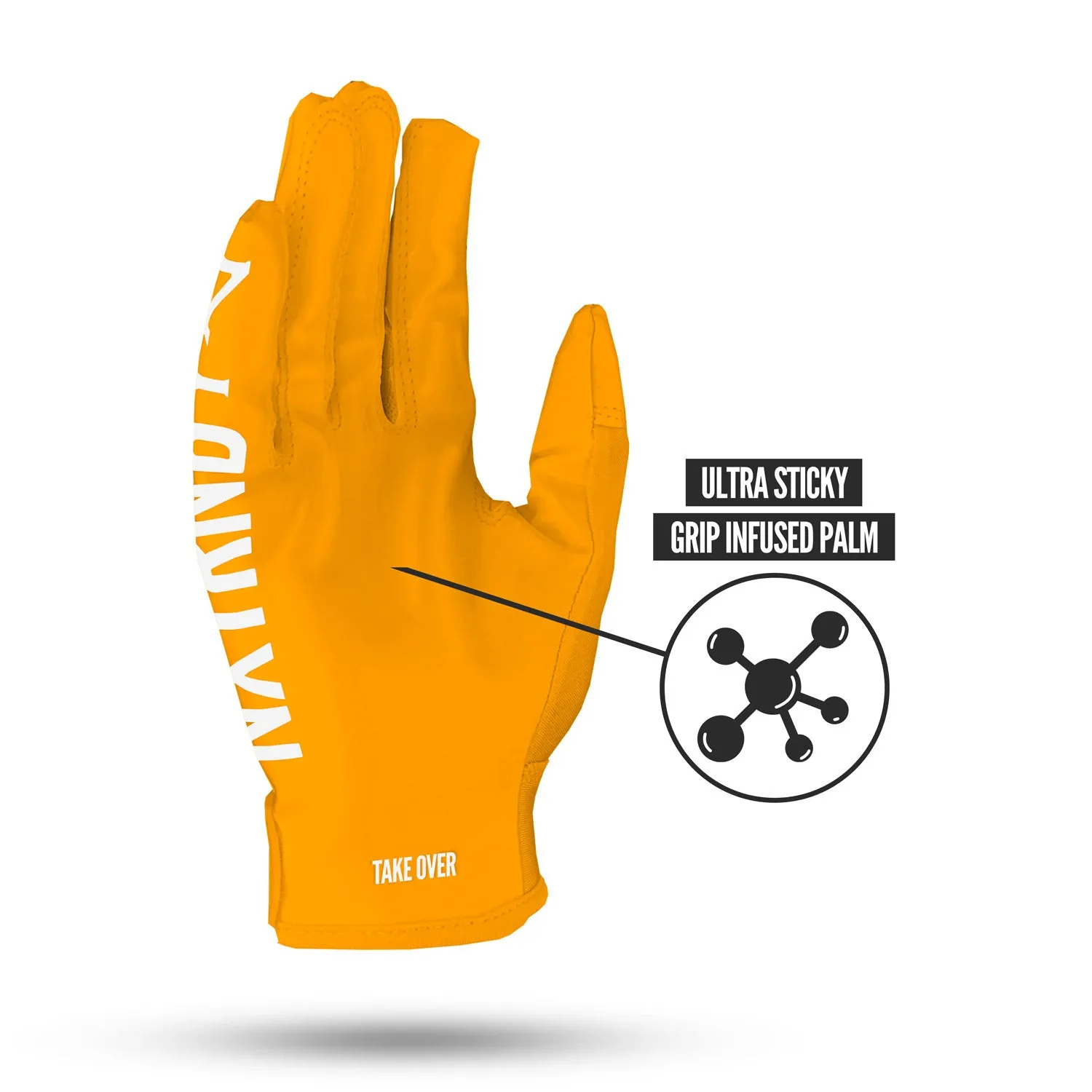 NXTRND G1 Football Gloves Yellow