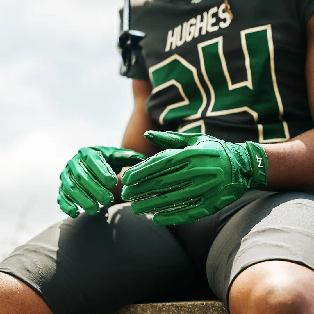 NXTRND G3 Padded Football Gloves Dark Green