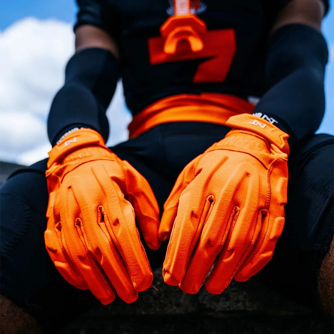 NXTRND G3 Padded Football Gloves Orange