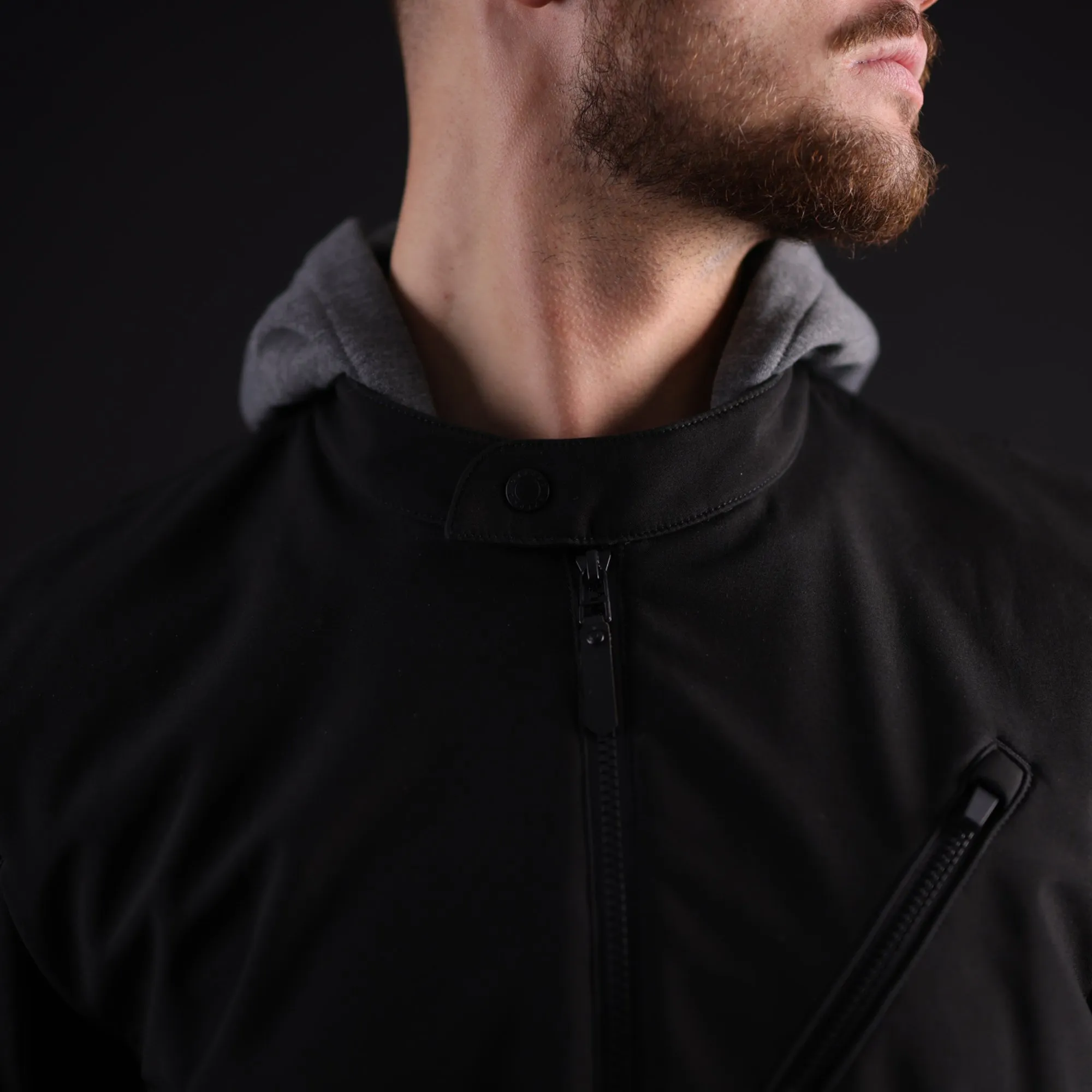 Oxford Faringdon Jacket - Stealth Black