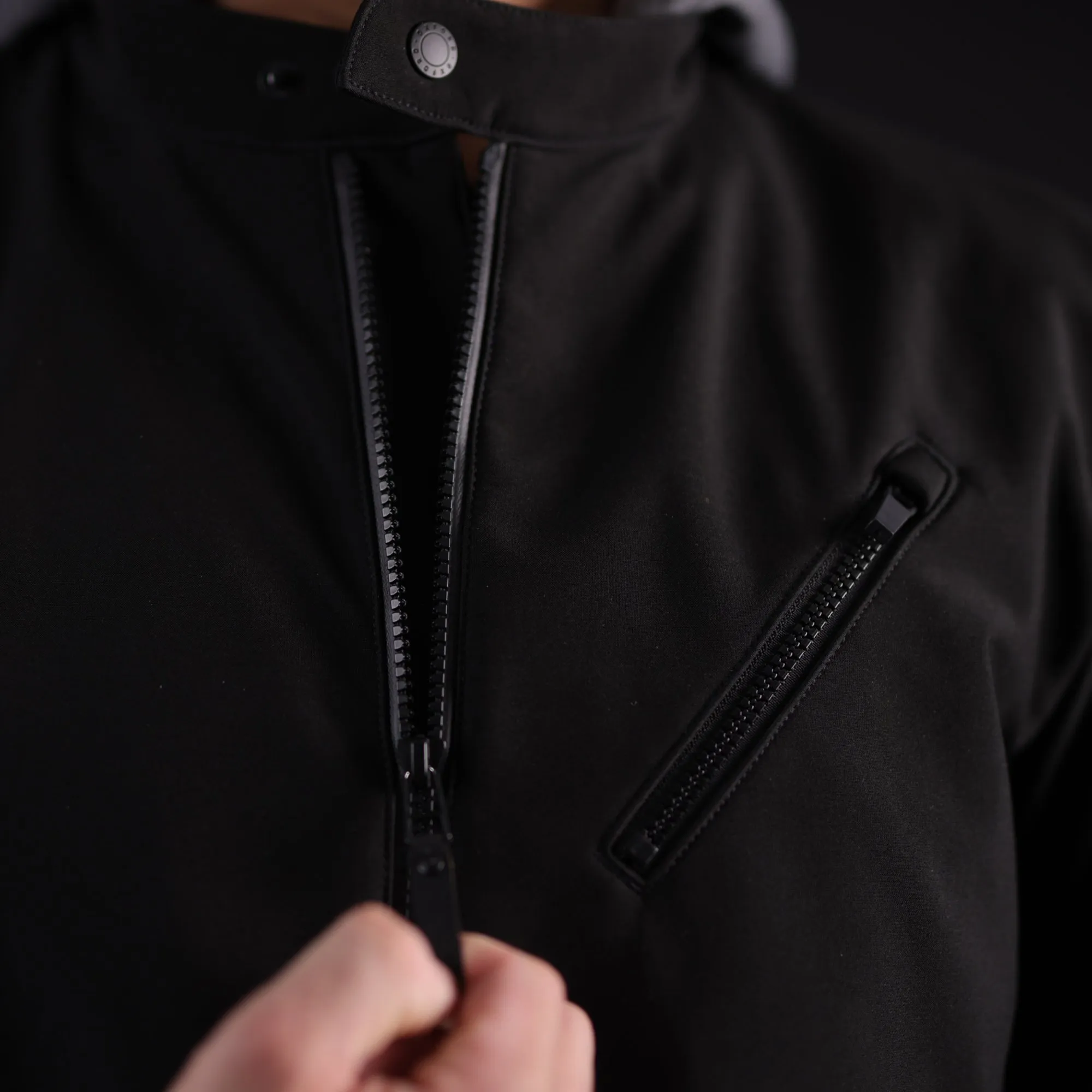 Oxford Faringdon Jacket - Stealth Black