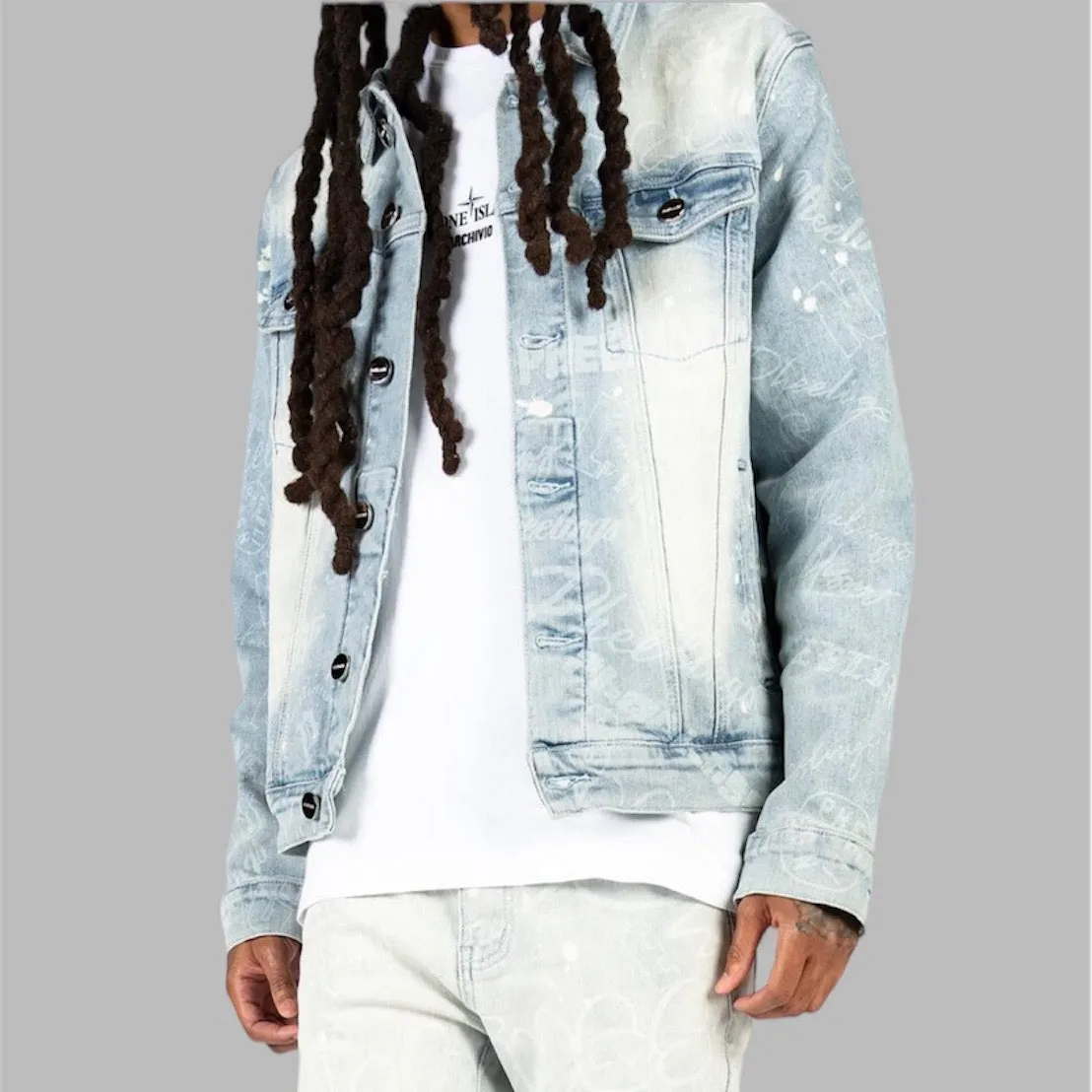 Pheelings joyful journey denim jacket Blue gradient