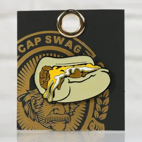 Philly Cheesesteak Fitted Cap Pin | Enamel Pin For Hat