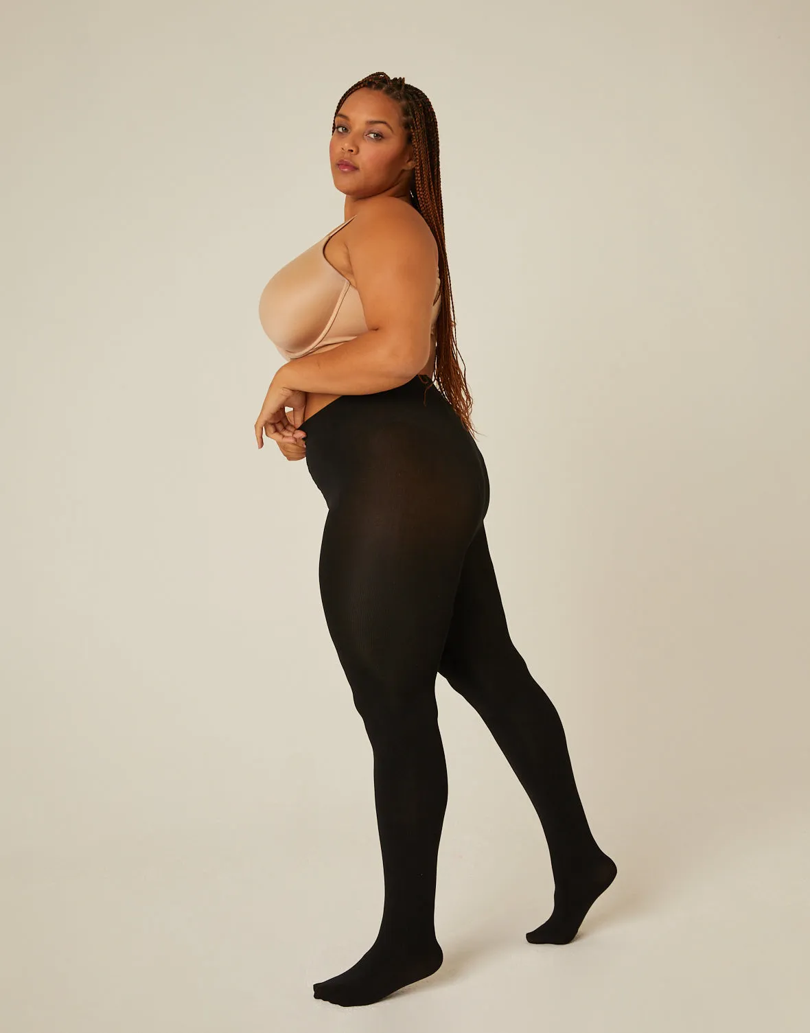 Plus Size Classic Opaque Tights