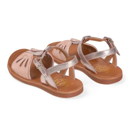 Pom D'Api Pink Butterfly Sandals: Size EU 27 (Brand New)