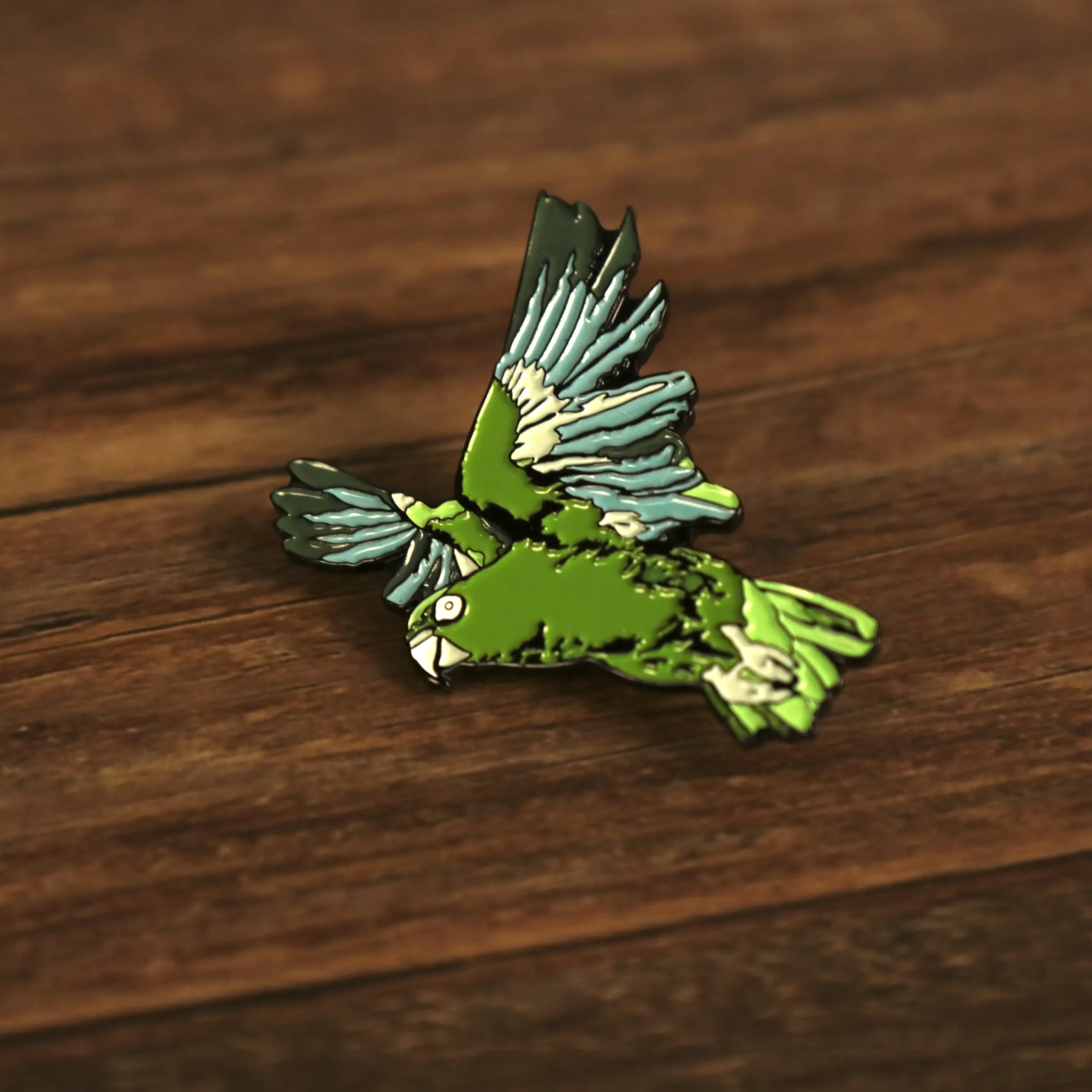 Puerto Rico Flying Parrot Fitted Cap Pin | Enamel Pin For Hat