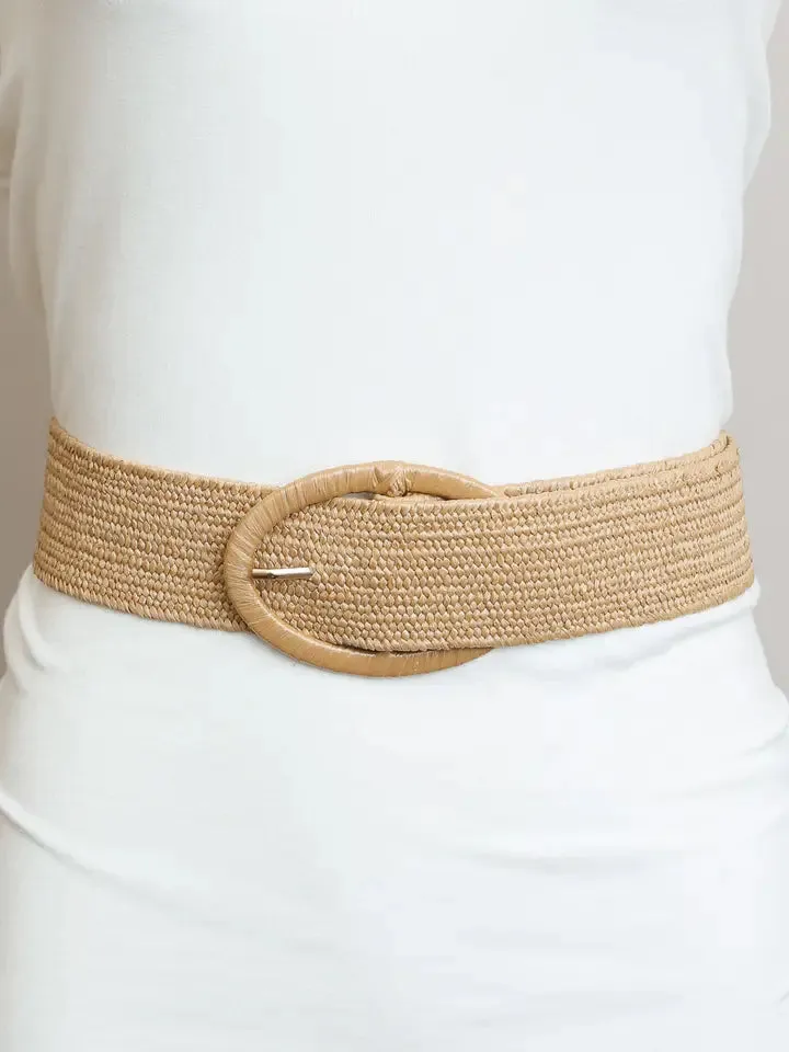 Raffia Belt