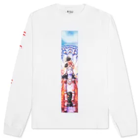 Realization Printed Long Sleeve Tee - White