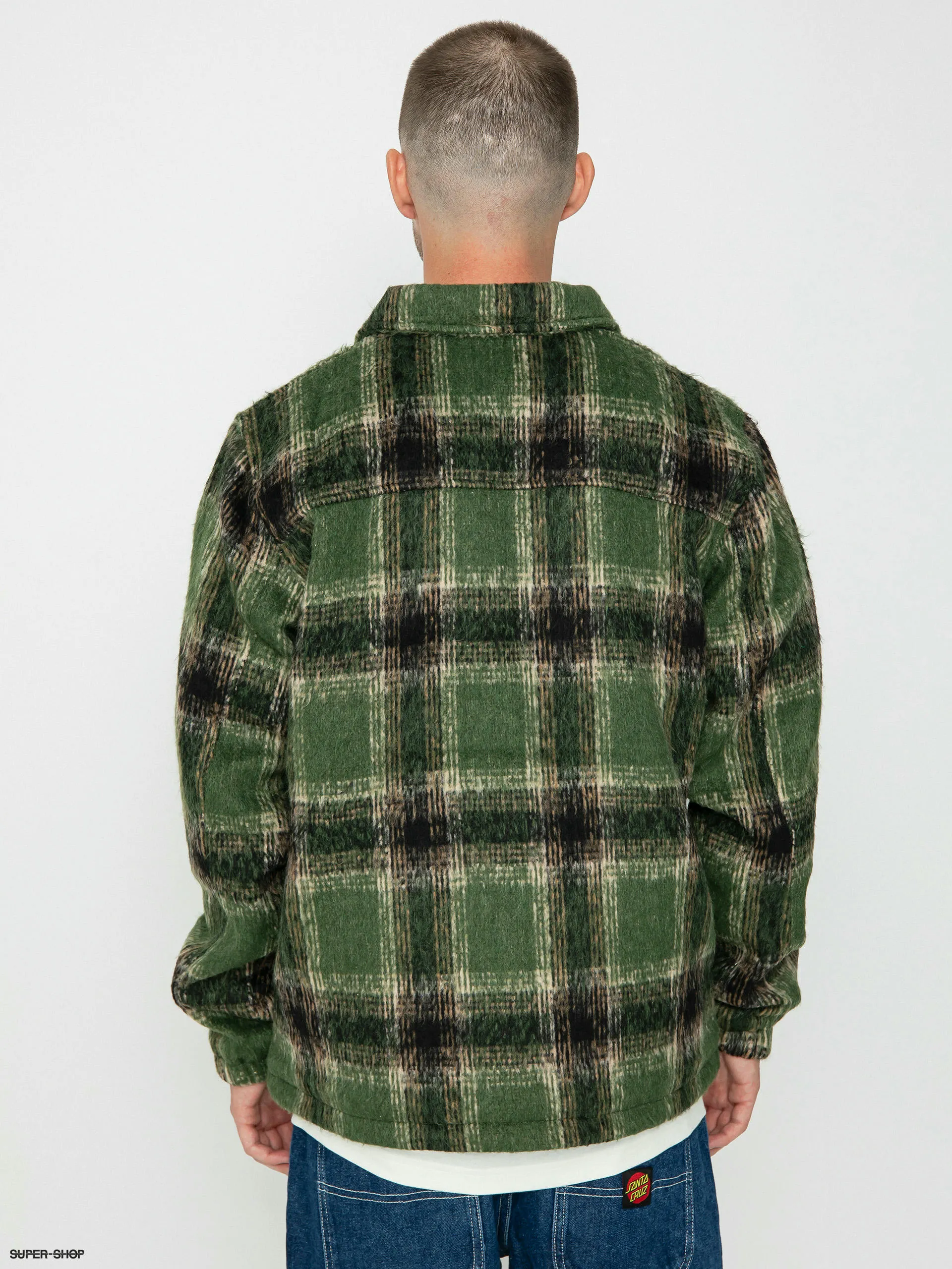 Santa Cruz Hideout Jacket (green check)