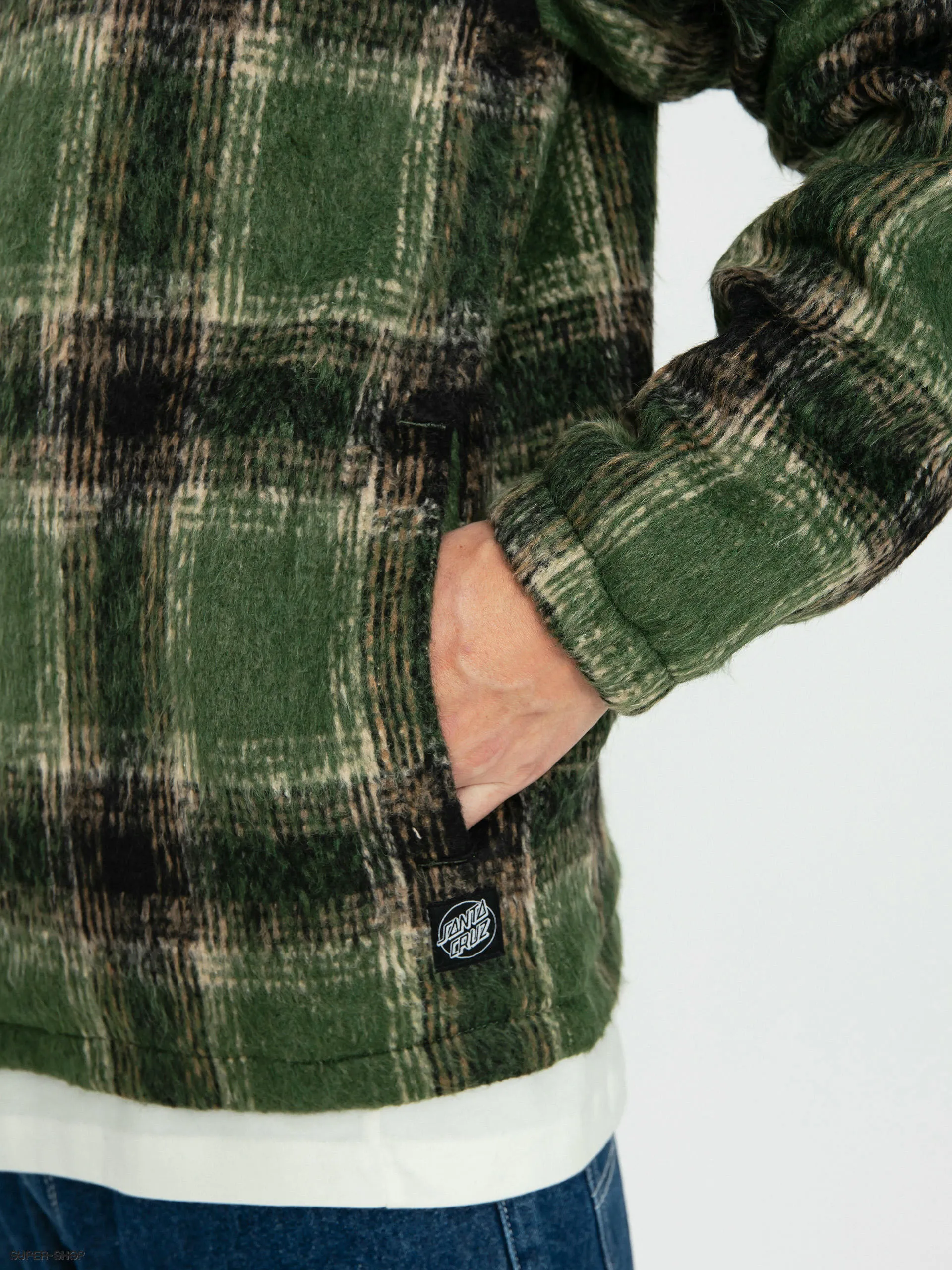 Santa Cruz Hideout Jacket (green check)