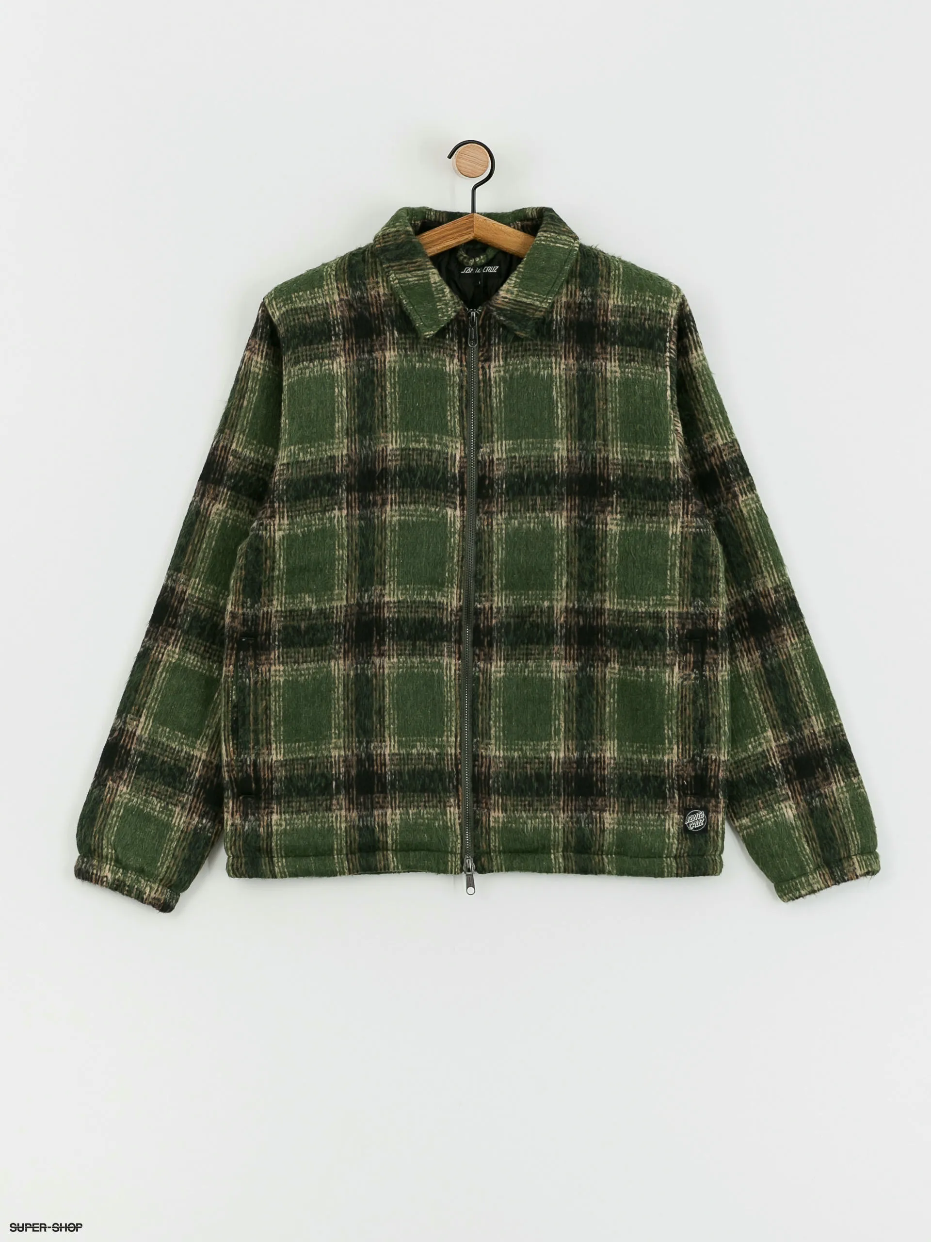 Santa Cruz Hideout Jacket (green check)