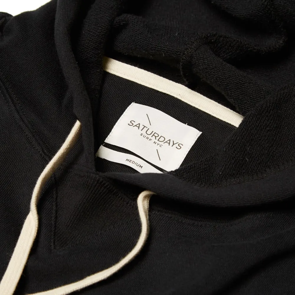 Saturdays Ditch Straight Serif Pullover HoodyBlack