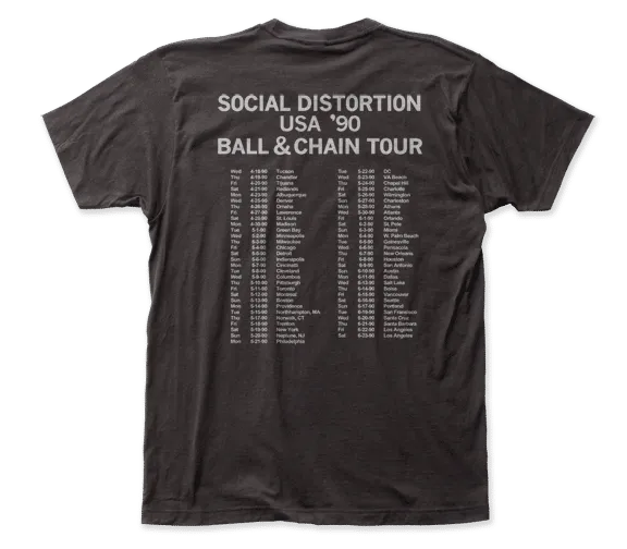 Social Distortion Skelly Ball and Chain