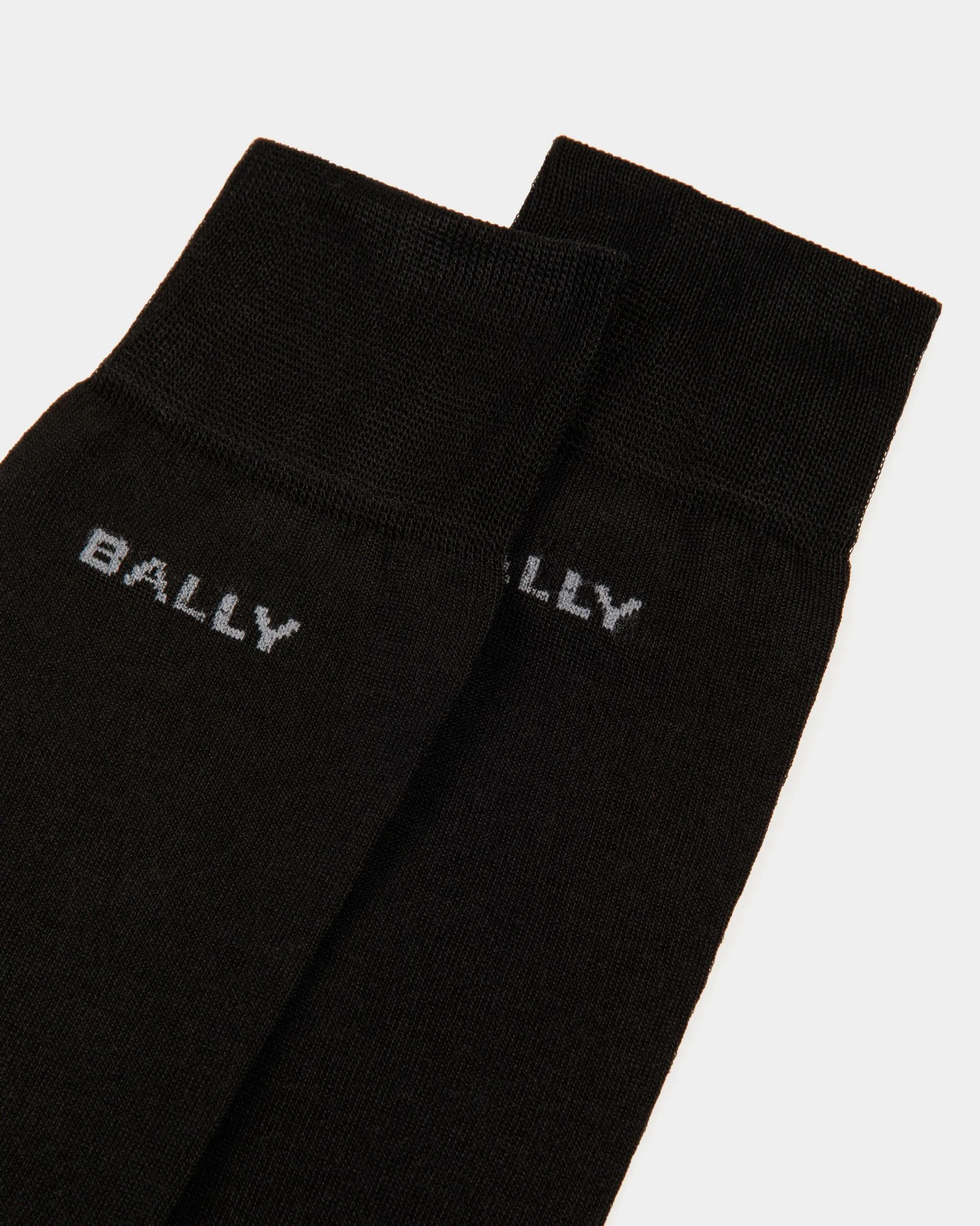 Socks In Black Cotton 