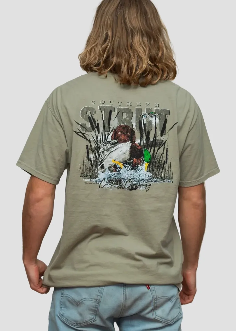 Southern Strut Boykin and Mallard Tee | Faded Fatigue