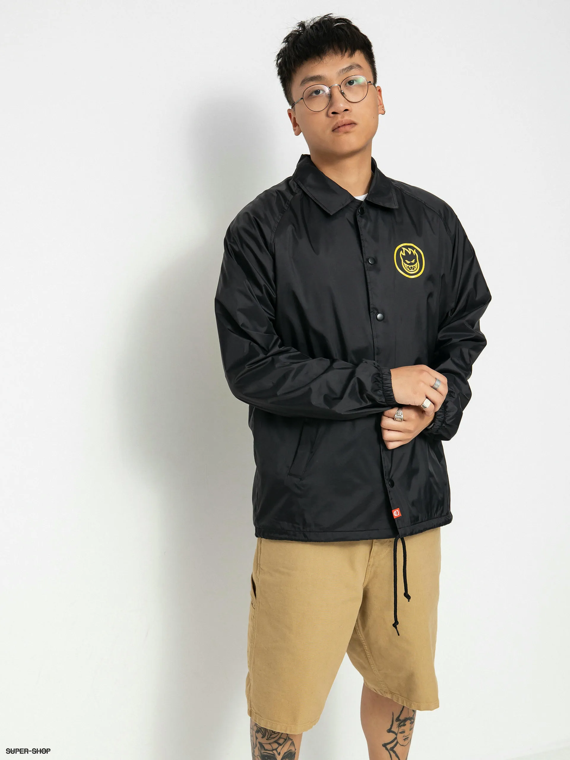 Spitfire Clsc Swrl Jacket (black/yellow)