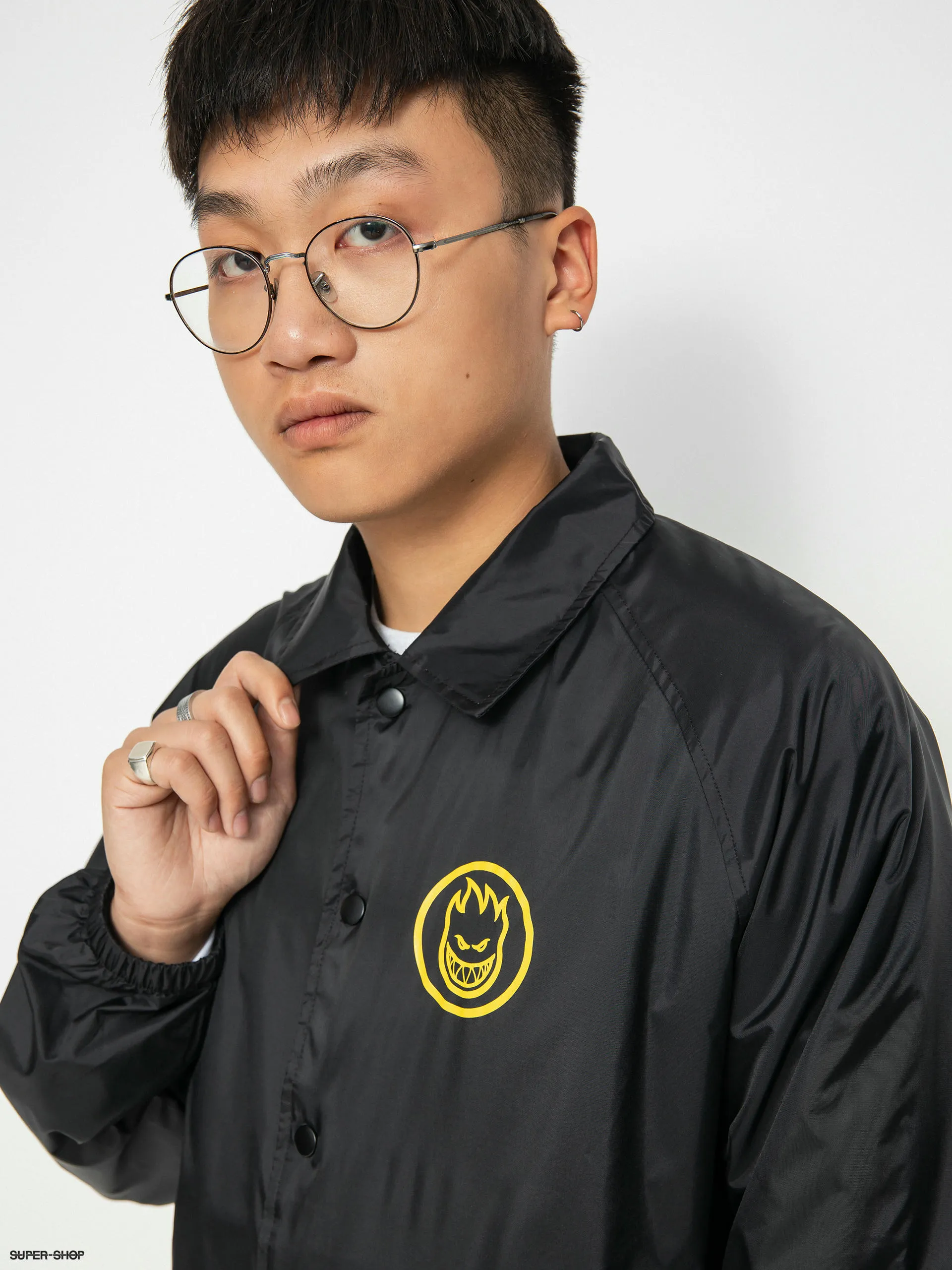 Spitfire Clsc Swrl Jacket (black/yellow)