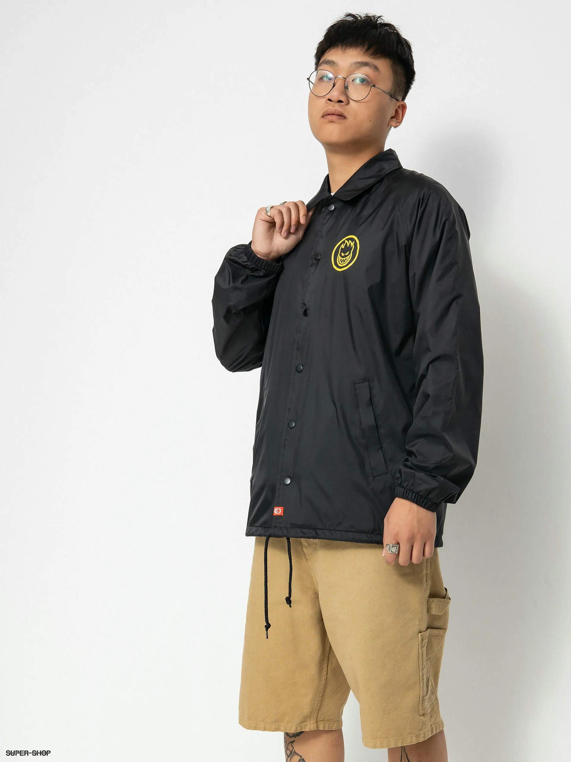 Spitfire Clsc Swrl Jacket (black/yellow)