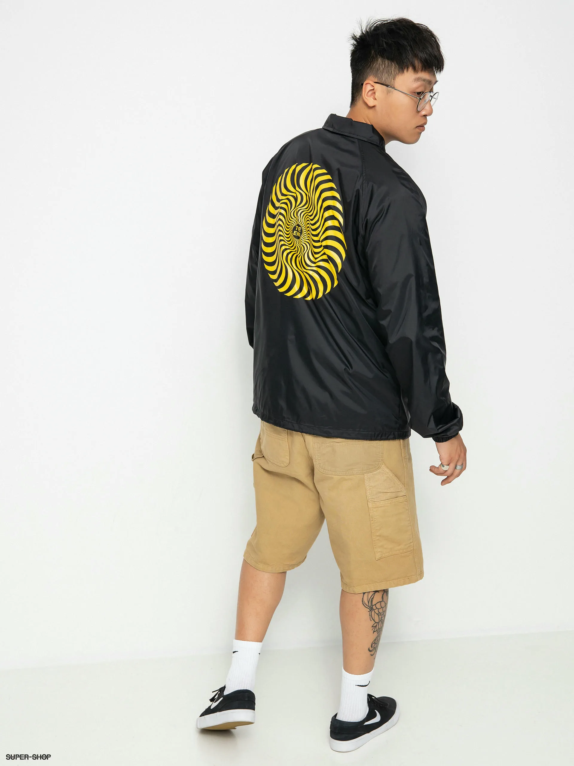 Spitfire Clsc Swrl Jacket (black/yellow)