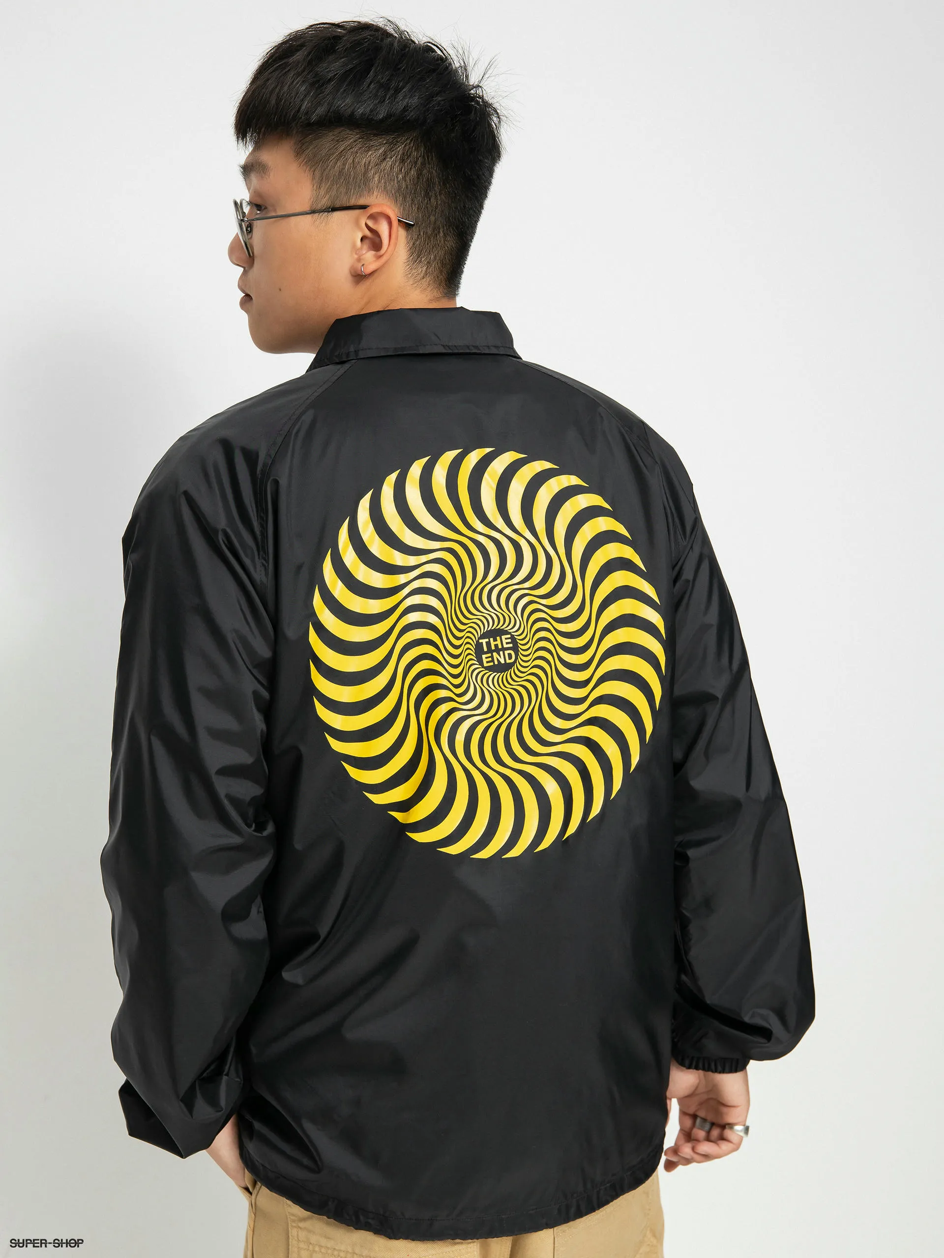 Spitfire Clsc Swrl Jacket (black/yellow)