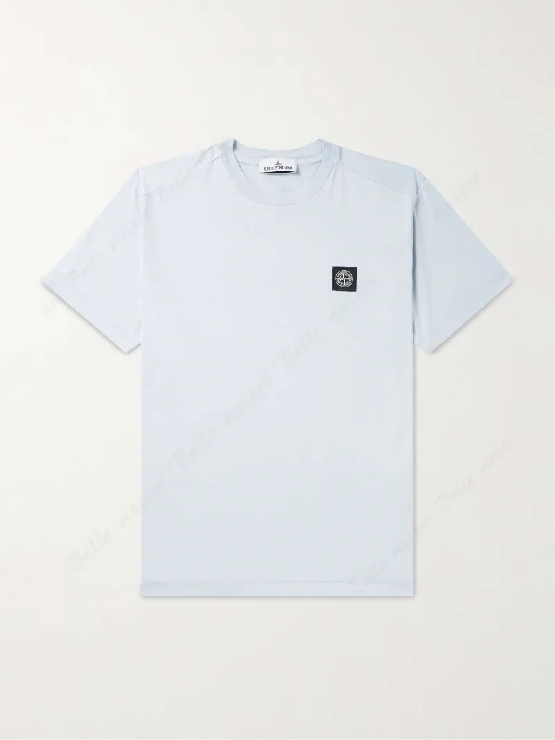 STONE ISLAND  |Crew Neck Unisex Street Style Cotton Short Sleeves Oversized