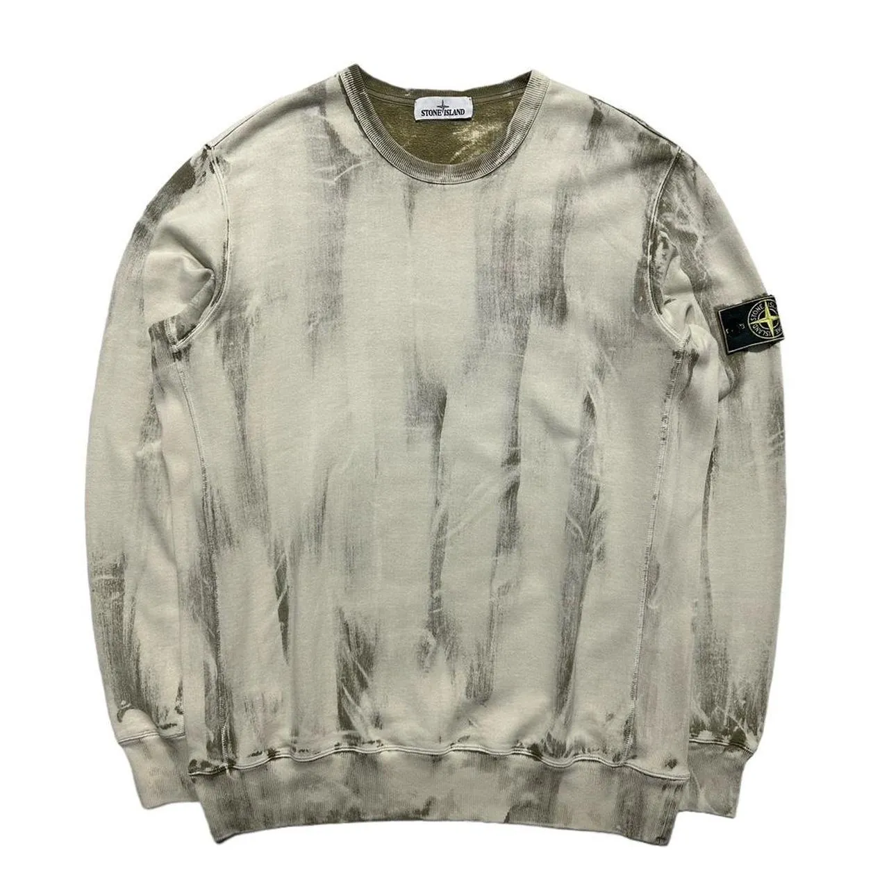 Stone Island Hand Corrosion Pullover Crewneck