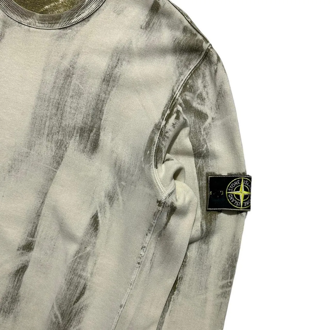 Stone Island Hand Corrosion Pullover Crewneck