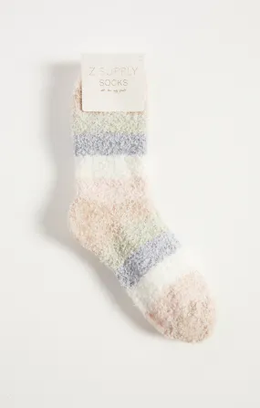 Stripe Plush Socks