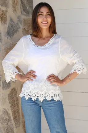 SUNSHINE lace/crochet top (3 designs)